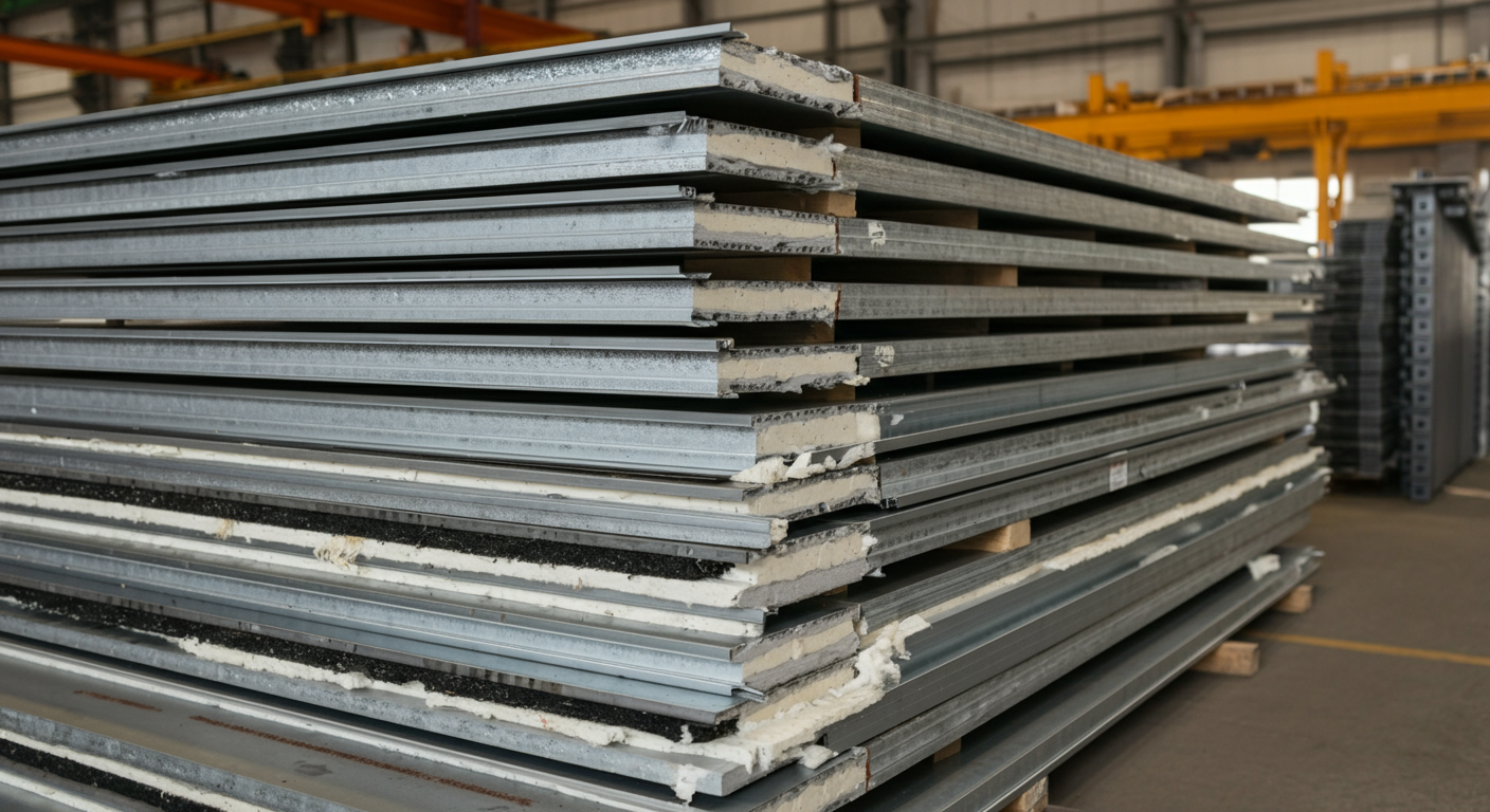 sandviç panel çeşitleri stok Centilmen Metal Tarsus
