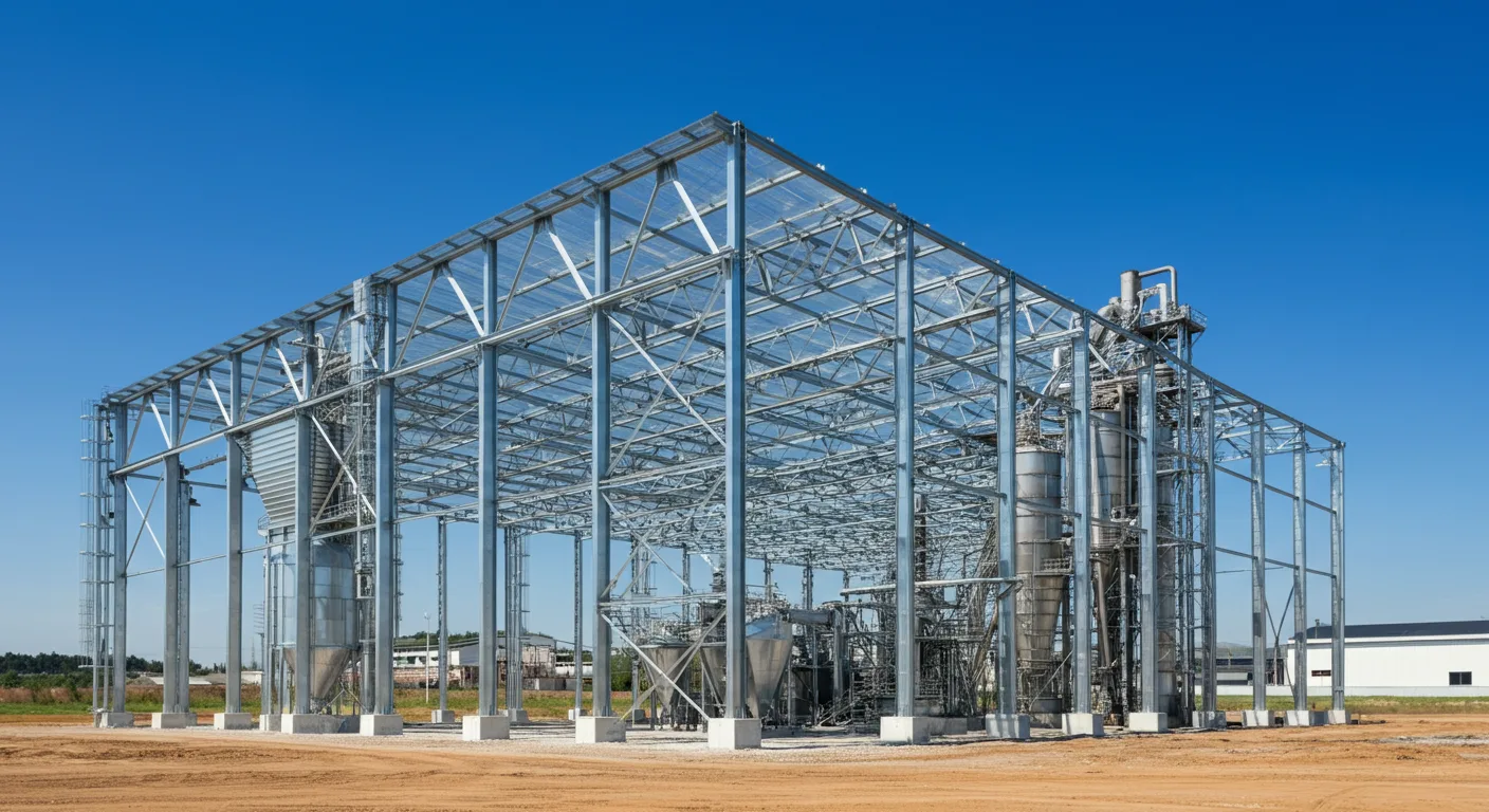 Galvanizli çelik yapı uygulaması — Centilmen Metal